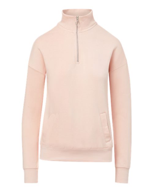 Women's Cloud Fleece Quarter-Zip Sweatshirt - Cameo Pink