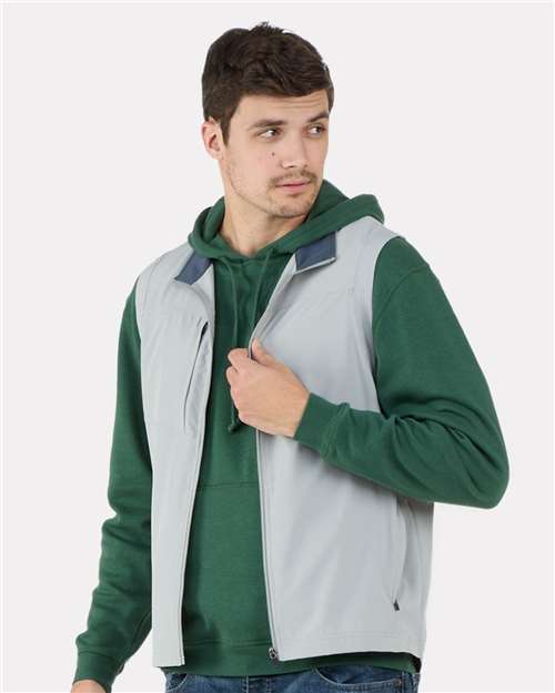 Men's Stretch Woven Vest - Oxford