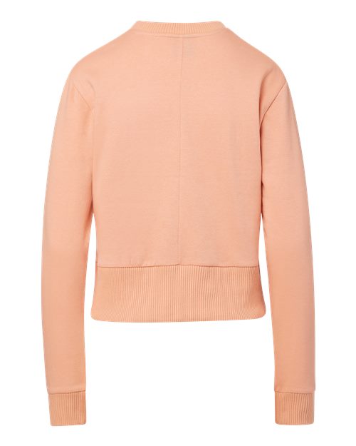 Women's Romi Cloud Fleece Crop Crewneck Sweatshirt - Creamsicle