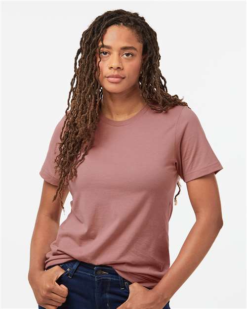 Combed Cotton T-Shirt - Mauve