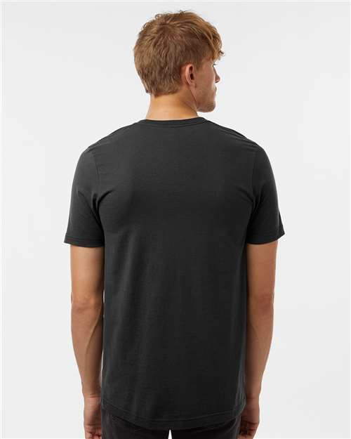 Combed Cotton T-Shirt - Black