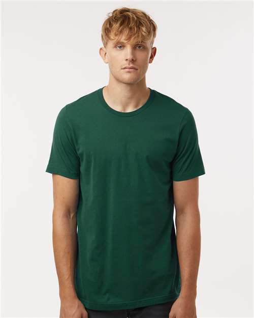 Combed Cotton T-Shirt - Forest