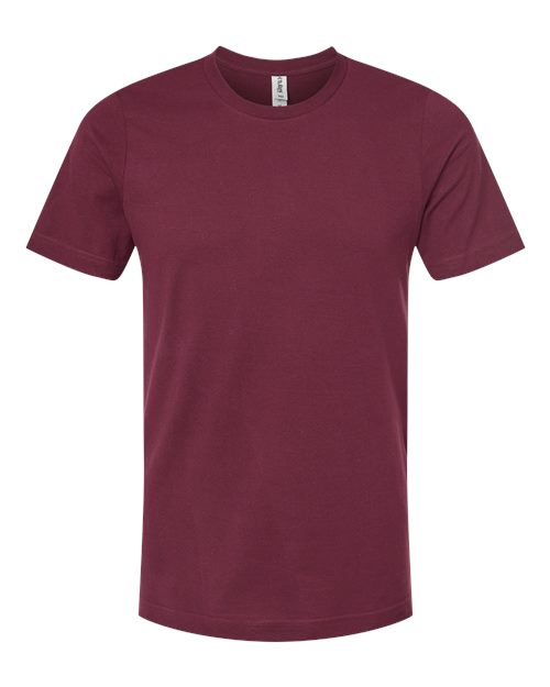 Combed Cotton T-Shirt - Maroon