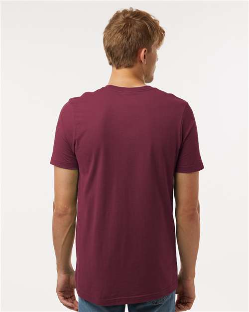 Combed Cotton T-Shirt - Maroon