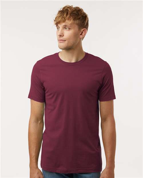 Combed Cotton T-Shirt - Maroon