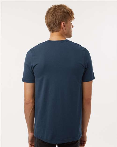 Combed Cotton T-Shirt - Navy Blue