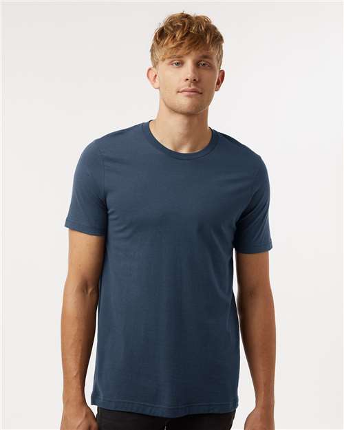 Combed Cotton T-Shirt - Navy Blue