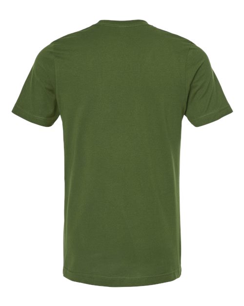 Combed Cotton T-Shirt - Olive Green