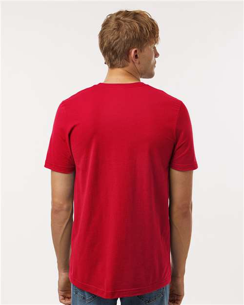 Combed Cotton T-Shirt - Red
