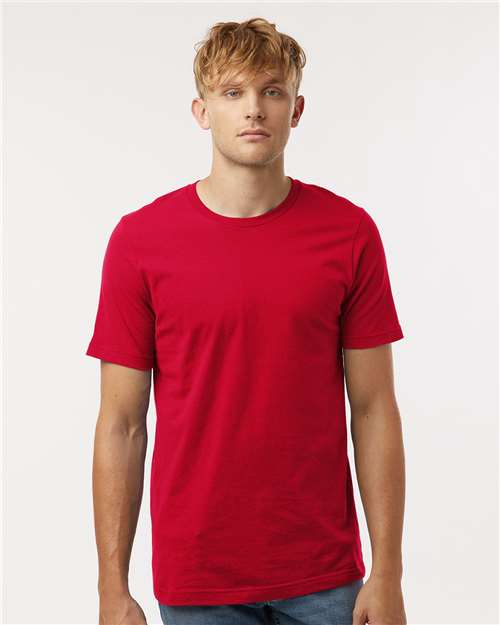 Combed Cotton T-Shirt - Red