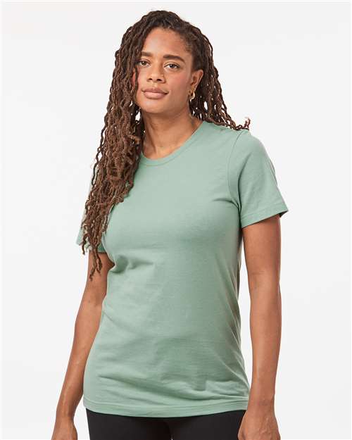 Combed Cotton T-Shirt - Light Sage