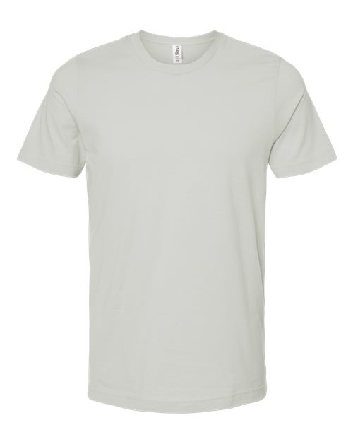 Combed Cotton T-Shirt - Light Silver