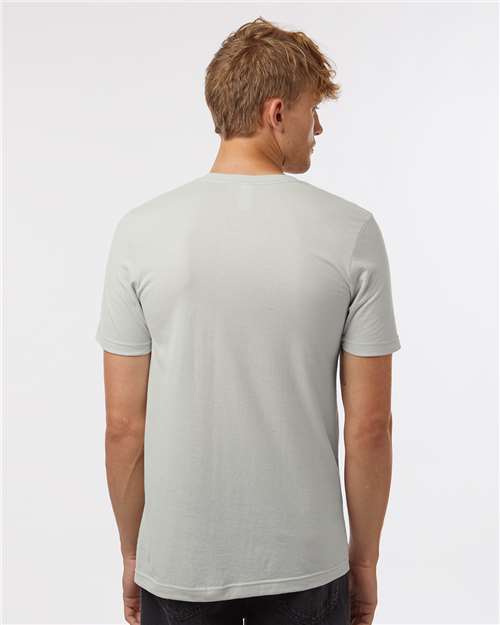Combed Cotton T-Shirt - Light Silver