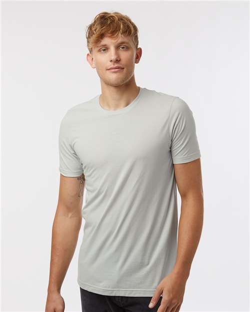Combed Cotton T-Shirt - Light Silver