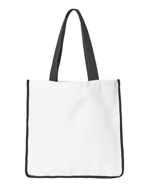 Sublimation Medium Tote - White/ Black