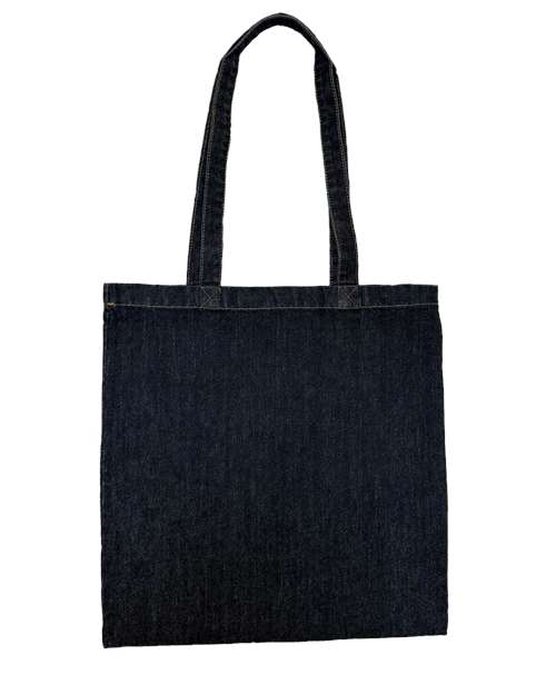 Denim Tote - Black Denim