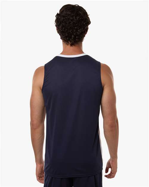 Men's Match-Up Basketball Jersey - Navy/ White