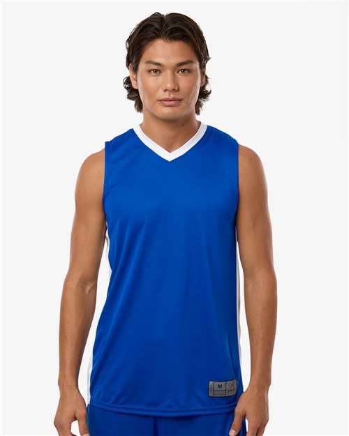 Men's Match-Up Basketball Jersey - Royal/ White