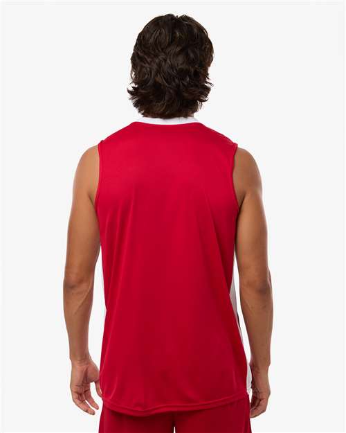 Men's Match-Up Basketball Jersey - Scarlet/ White