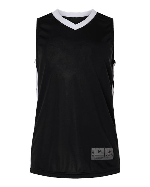 Youth Match-Up Basketball Jersey - Black/ White