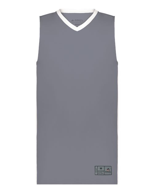 Youth Match-Up Basketball Jersey - Graphite/ White