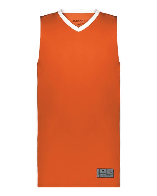 Youth Match-Up Basketball Jersey - Orange/ White