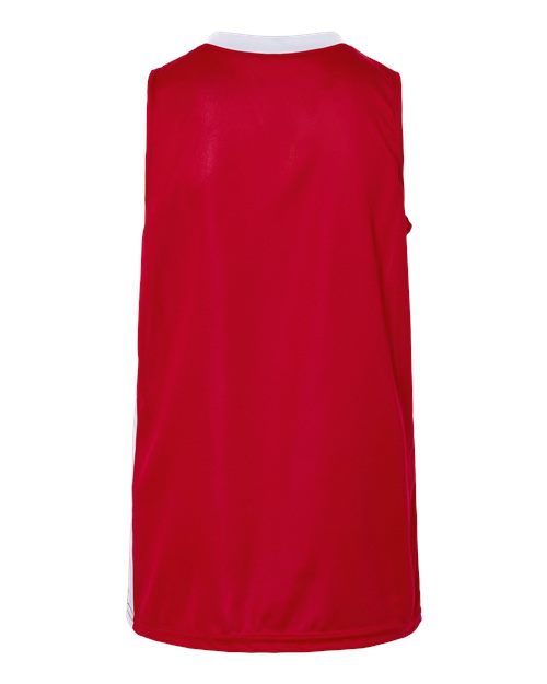 Youth Match-Up Basketball Jersey - Scarlet/ White