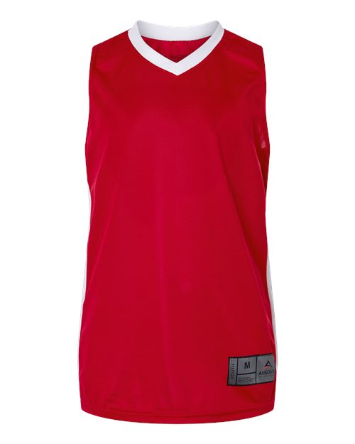 Youth Match-Up Basketball Jersey - Scarlet/ White