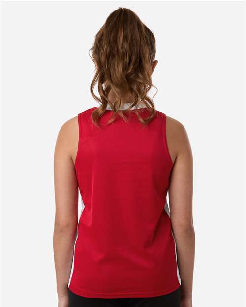 Youth Match-Up Basketball Jersey - Scarlet/ White