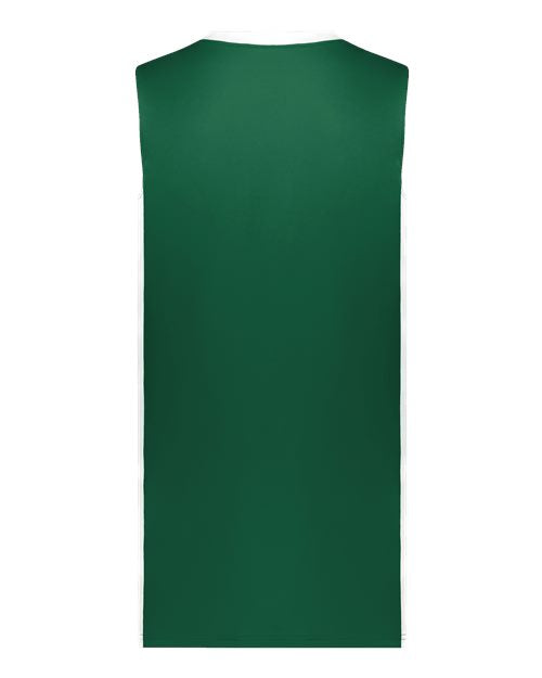 Youth Match-Up Basketball Jersey - Dark Green/ White