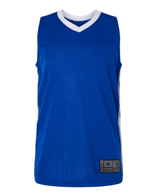 Youth Match-Up Basketball Jersey - Royal/ White