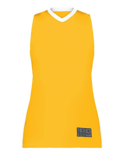Women's Match-Up Basketball Jersey - Gold/ White
