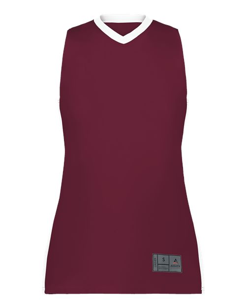 Women's Match-Up Basketball Jersey - Maroon/ White