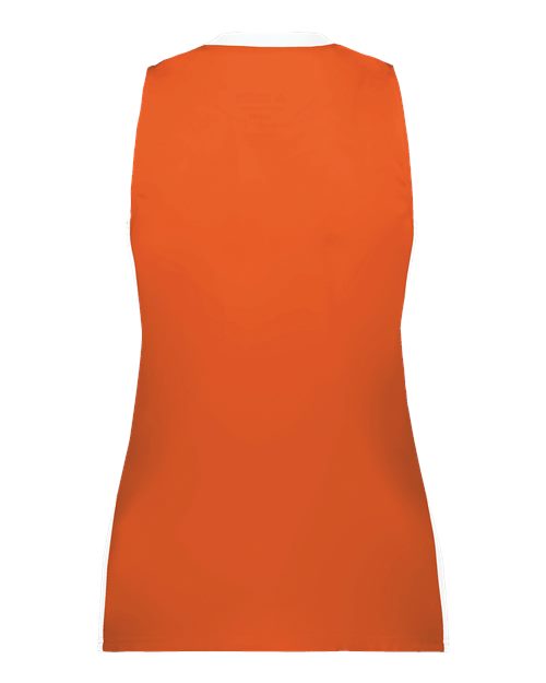 Women's Match-Up Basketball Jersey - Orange/ White