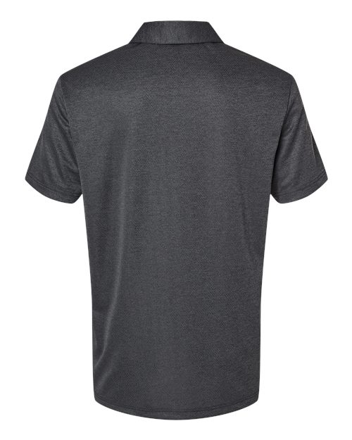 Men's Space Dyed Polo - Black Melange