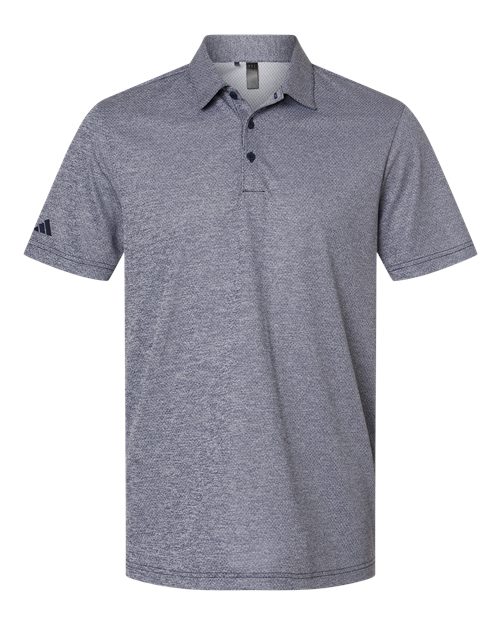 Men's Space Dyed Polo - Collegiate Navy Melange