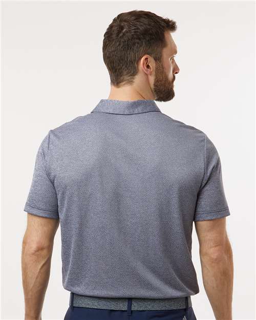 Men's Space Dyed Polo - Collegiate Navy Melange
