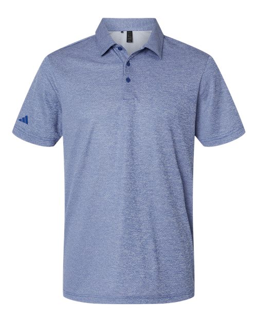 Men's Space Dyed Polo - Collegiate Royal Melange