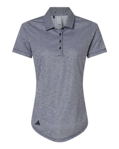 Women's Space Dyed Polo - Collegiate Navy Melange