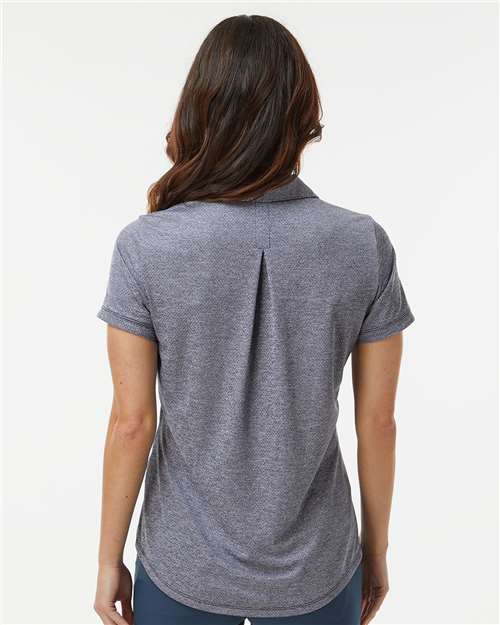 Women's Space Dyed Polo - Collegiate Navy Melange