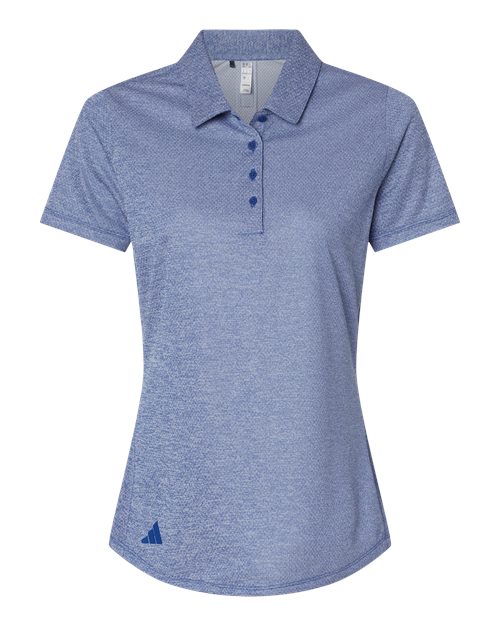 Women's Space Dyed Polo - Collegiate Royal Melange