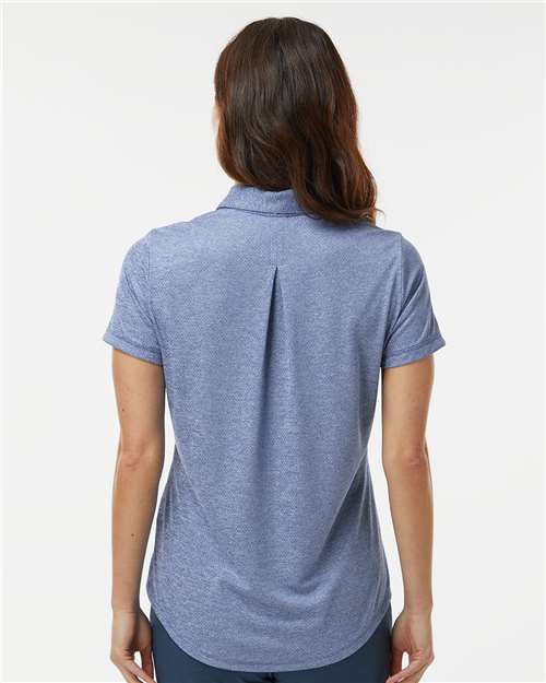 Women's Space Dyed Polo - Collegiate Royal Melange