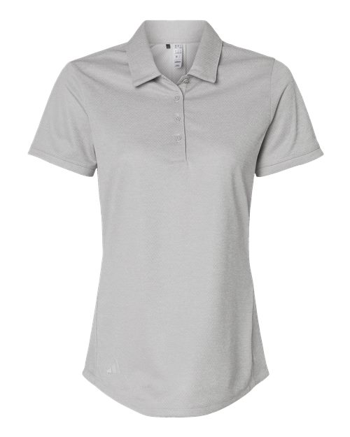 Women's Space Dyed Polo - Grey One Heather