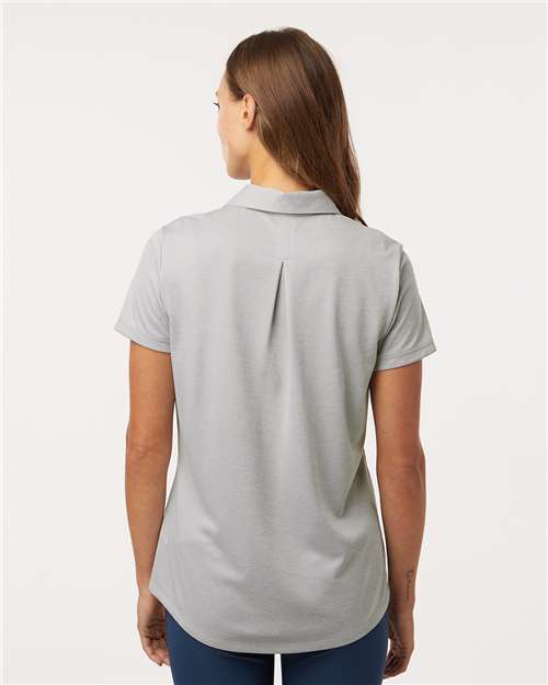 Women's Space Dyed Polo - Grey One Heather
