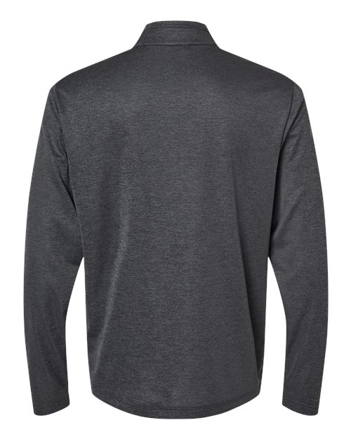 Men's Space Dyed Quarter-Zip Pullover - Black Melange