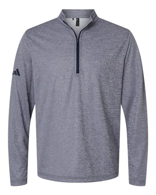 Men's Space Dyed Quarter-Zip Pullover - Collegiate Navy Melange