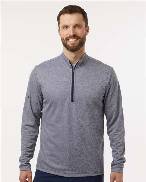 Men's Space Dyed Quarter-Zip Pullover - Collegiate Navy Melange