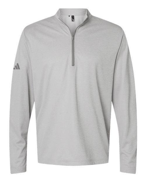 Men's Space Dyed Quarter-Zip Pullover - Grey One Heather