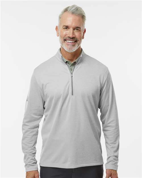 Men's Space Dyed Quarter-Zip Pullover - Grey One Heather