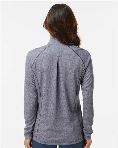 Women's Space Dyed Quarter-Zip Pullover - Collegiate Navy Melange